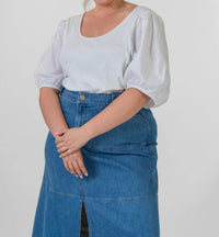 Marie Oliver - Leigh Pull-on Scoopneck Top - Plus