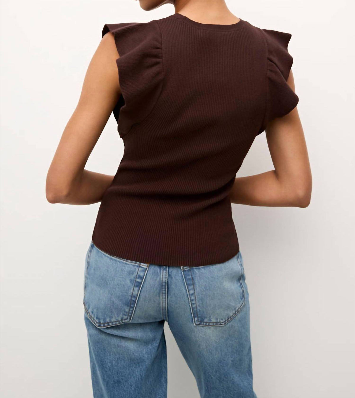 Marie Oliver - Rory Ruffle Sleeves Top