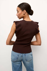 Marie Oliver - Rory Ruffle Sleeves Top