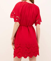 Marie Oliver - Tegan Dress Fresno Eyelet - clothing - cotton - blend - dresses