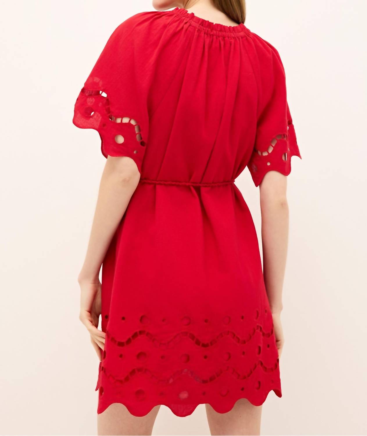 Marie Oliver - Tegan Dress Fresno Eyelet - clothing - cotton - blend - dresses