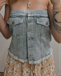 Marigold - Rustic Rebel Crop Top