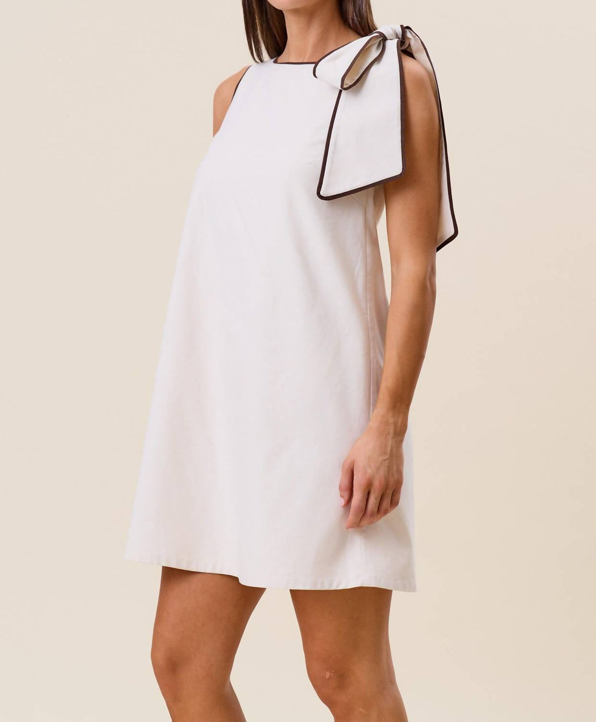 Marigold - Tie Shoulder Shift Dress