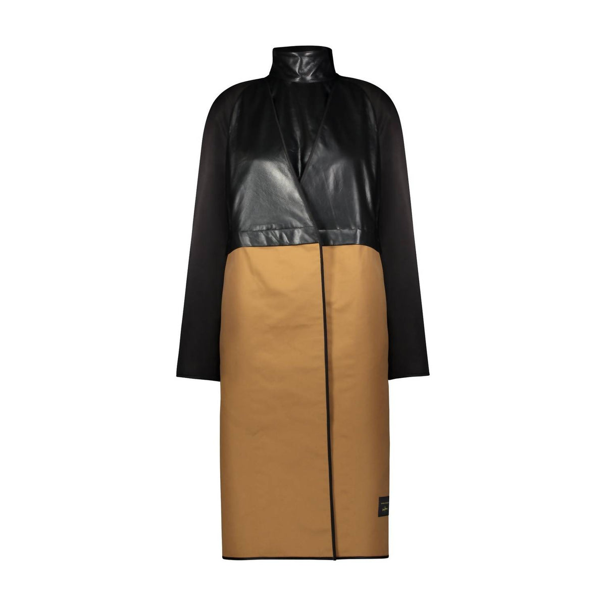 Marina Moscone - Women's Removable Funnel Collar Trench Coat