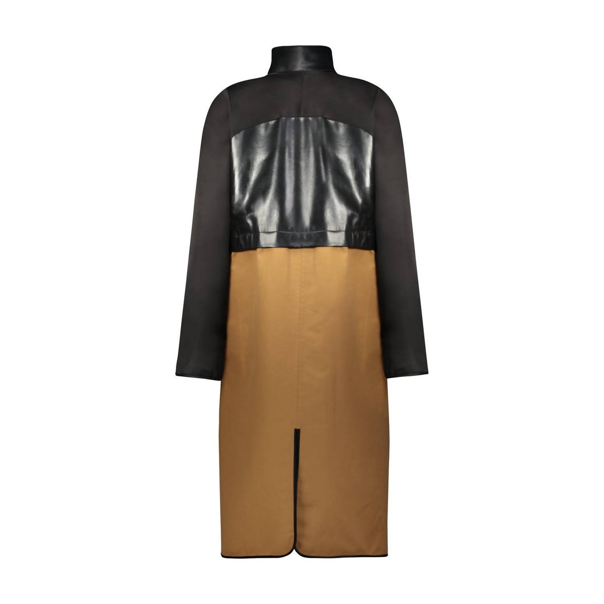 Marina Moscone - Women's Removable Funnel Collar Trench Coat