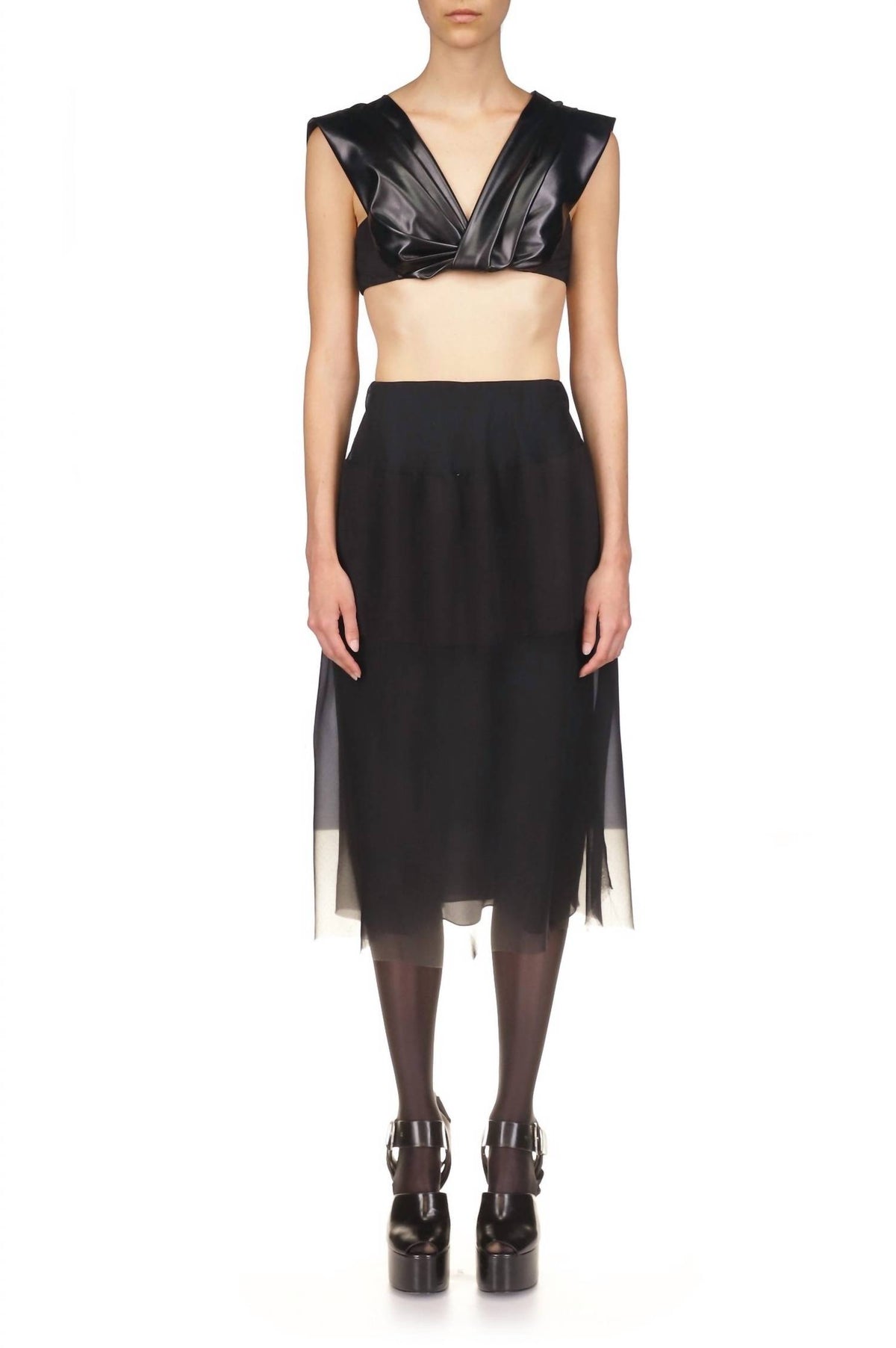 Marina Moscone - Twist Halter Bralette Top