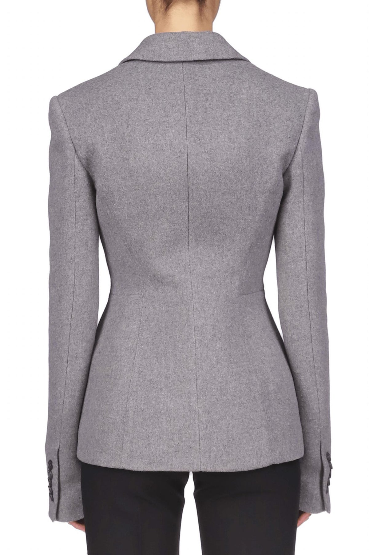 Marina Moscone - Waisted Basque Blazer Jacket