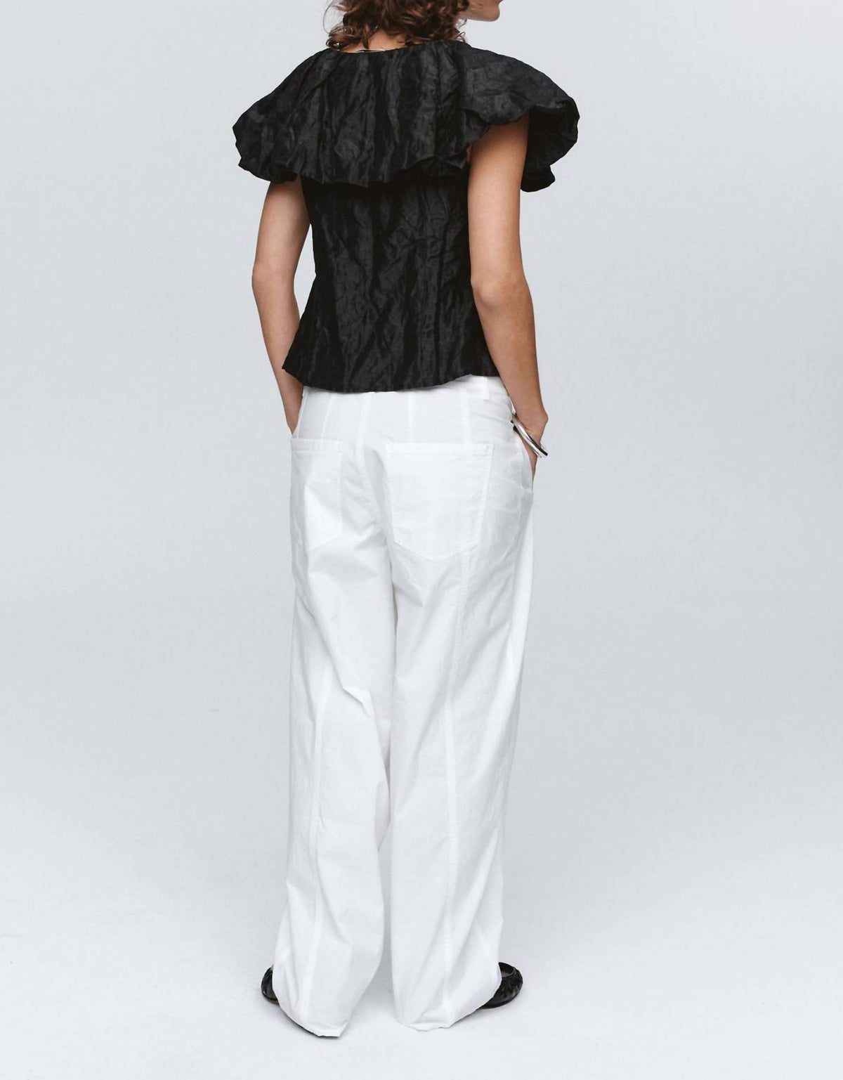 Marle - Andre Textured Ruffle Top