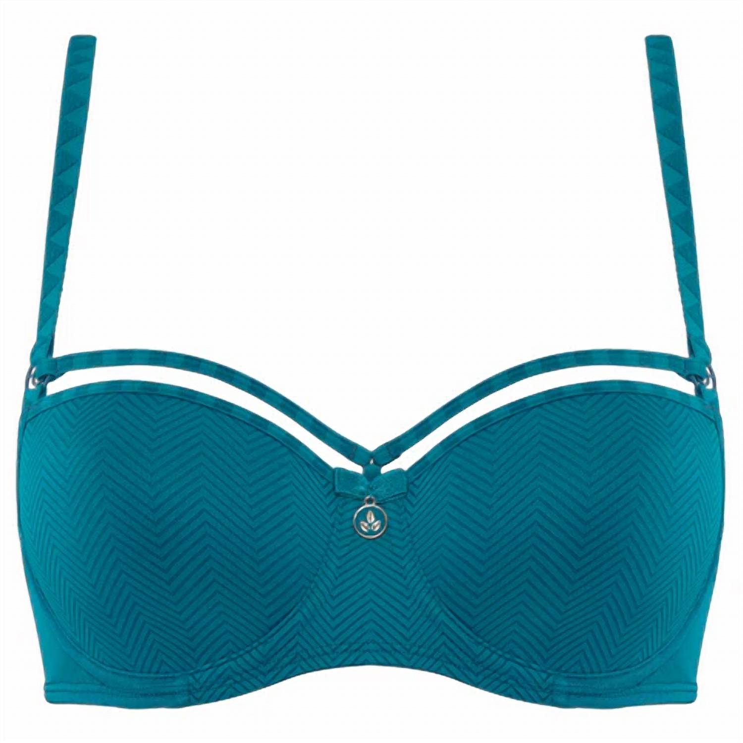Marlies Dekkers - Space Odyssey Padded Balcony Bra - blue - bras - clothing