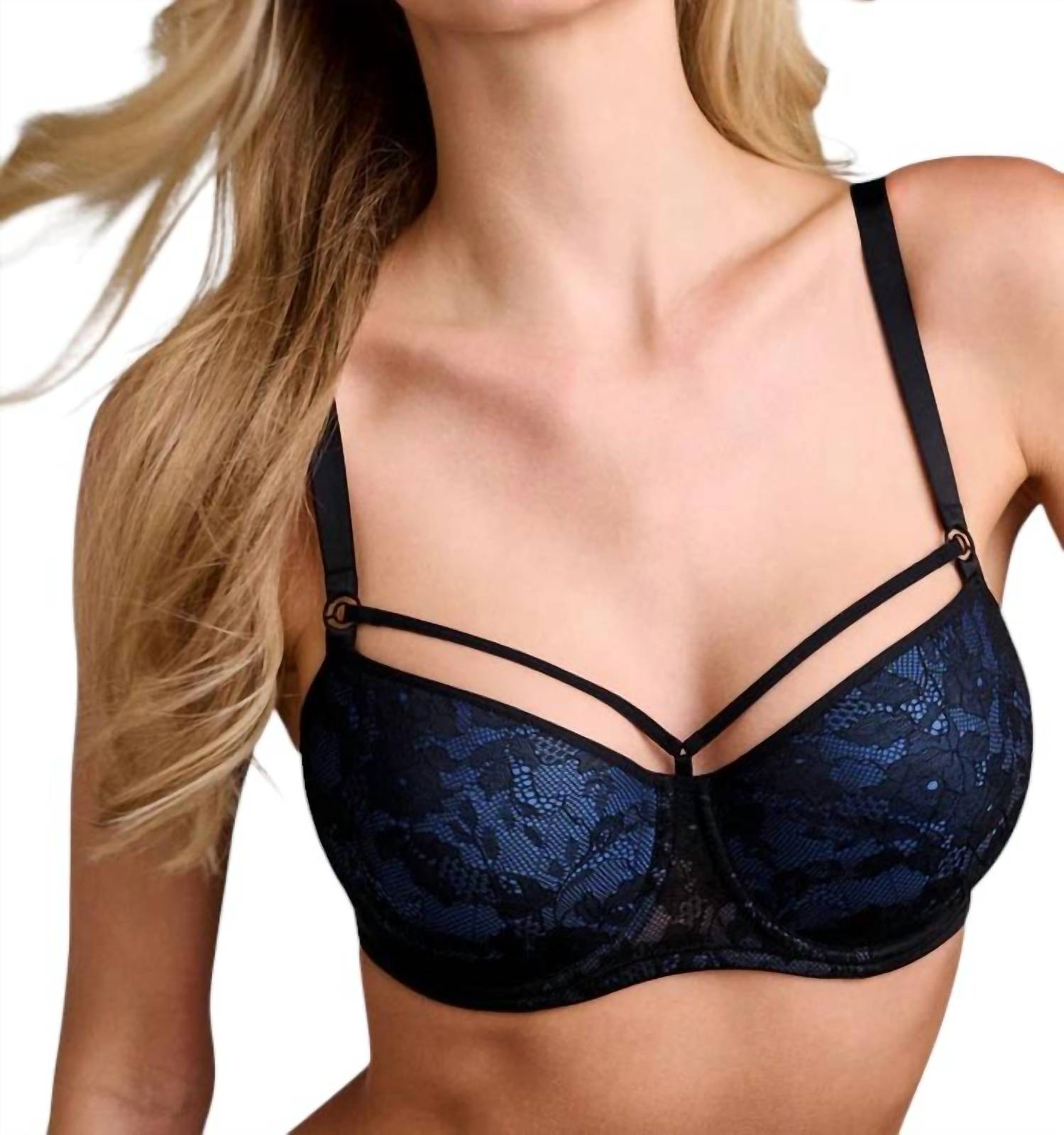 Marlies Dekkers - Space Odyssey Padded Balcony Bra - black - bras - clothing