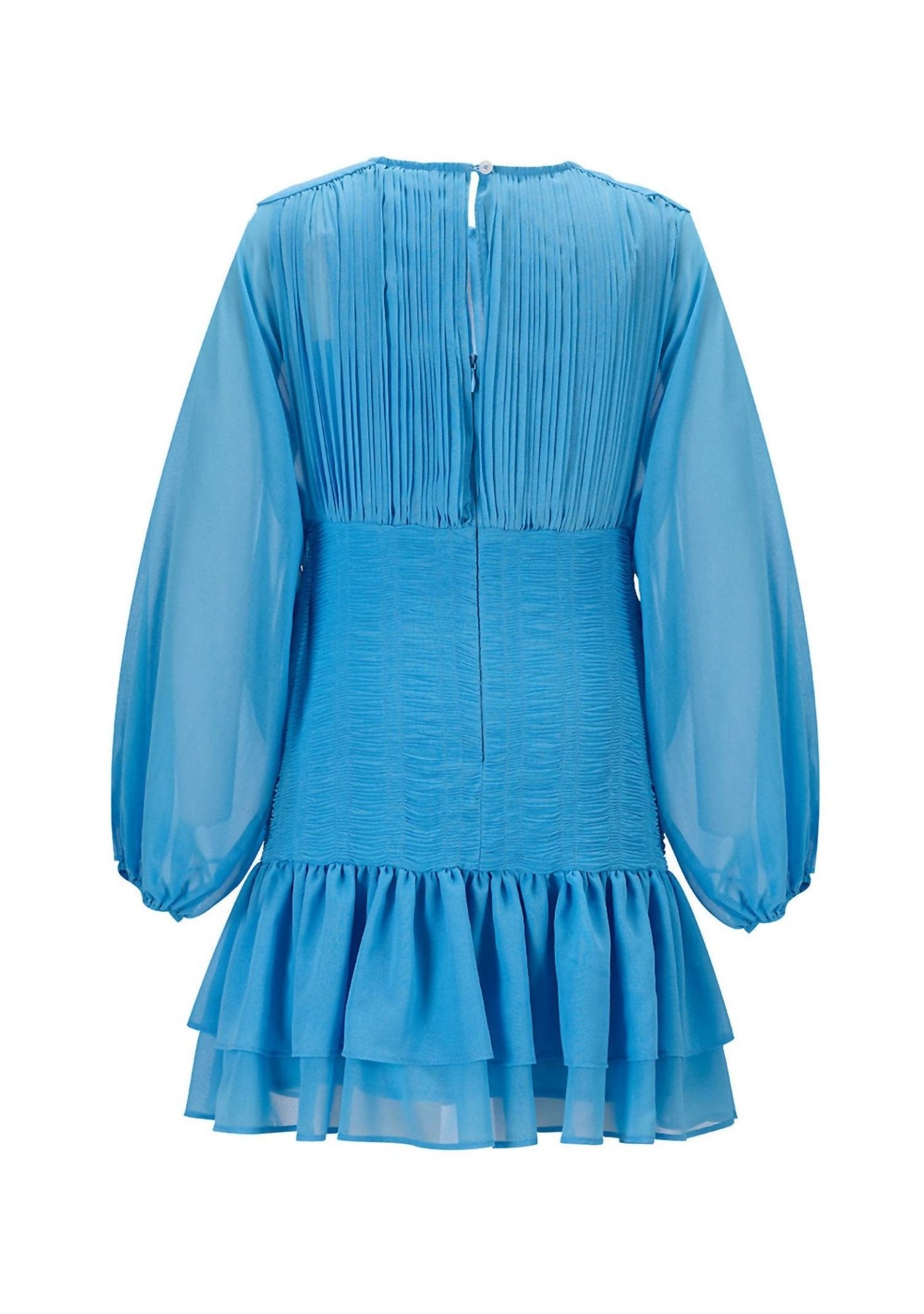 Marlo - Girl's Brittany Dress - blue - casual - clothing