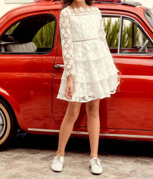 Marlo - Girl's Wonderland Embroidered Dress - clothing - dresses - formal