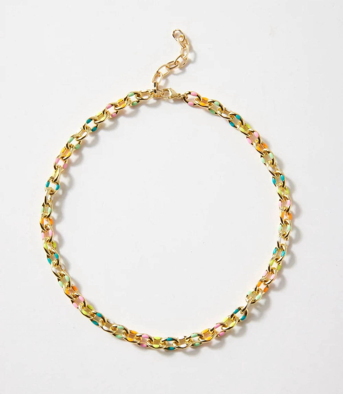 Marlyn Schiff - Women's Painted Link Necklace