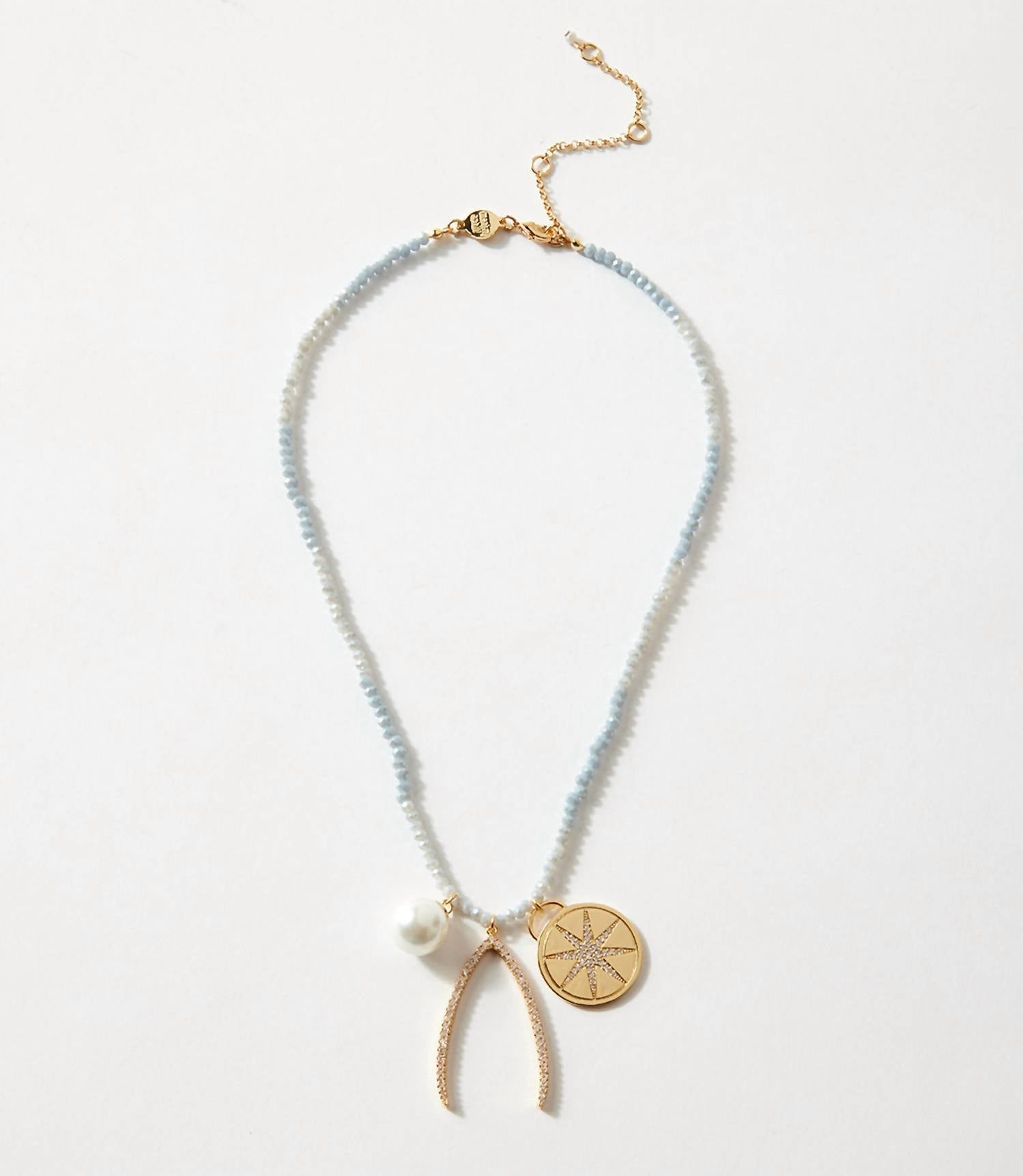 Marlyn Schiff - Women's Good Luck Charm Necklace - crystal - jewelry - necklaces