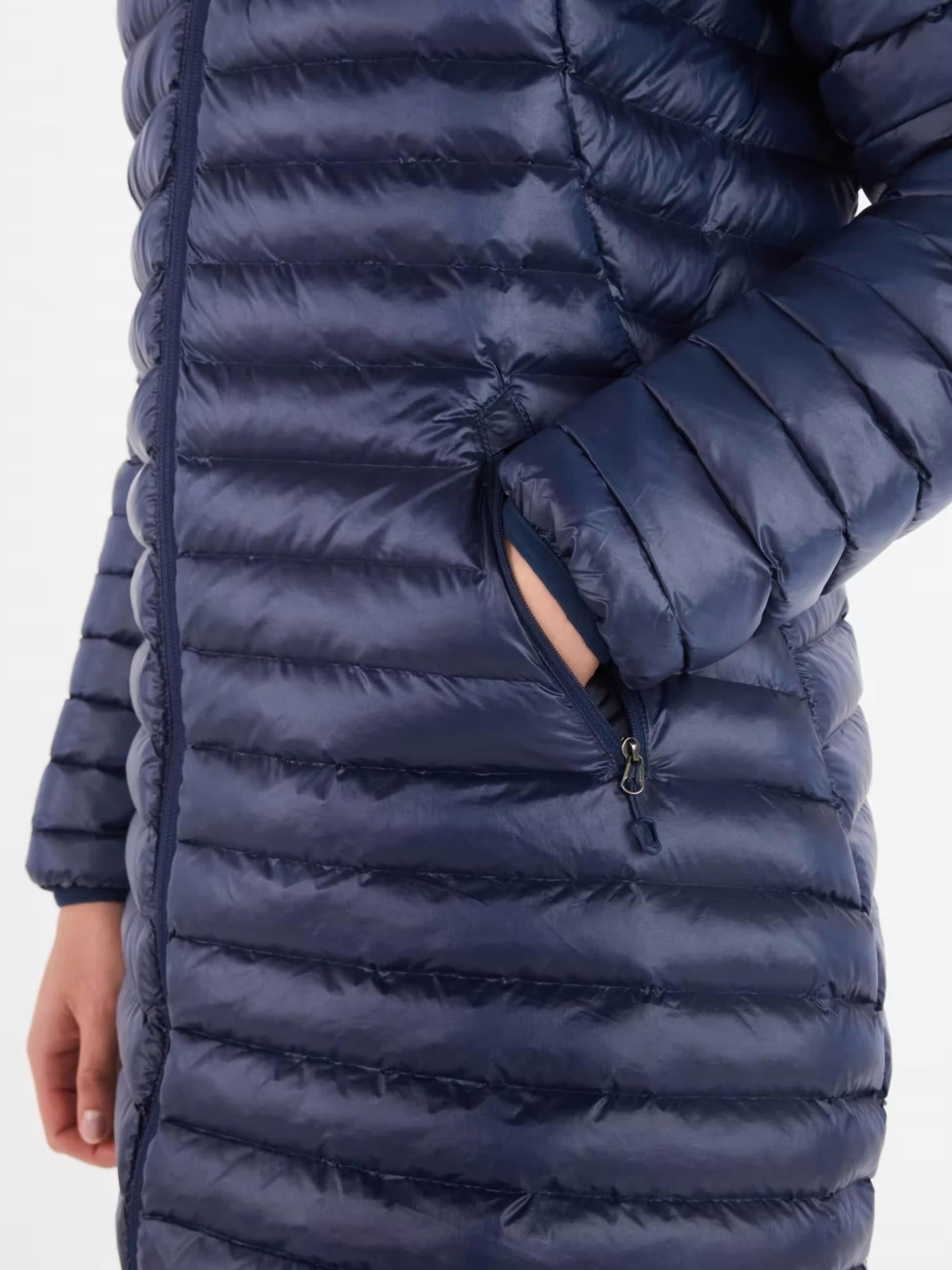 Marmot - LONG AVANT FEATHERLESS HOODY - blue - clothing - coats
