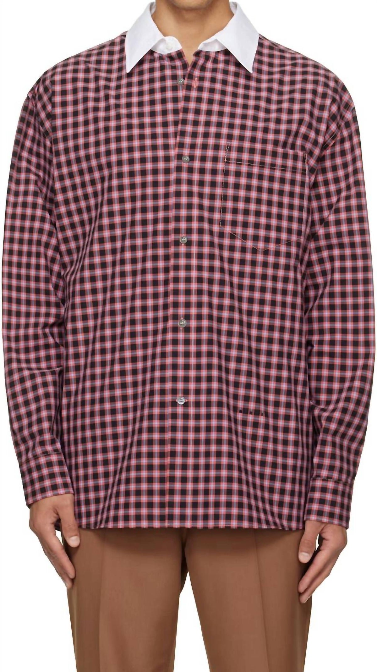 Marni - Dyed Check Poplin Shirt