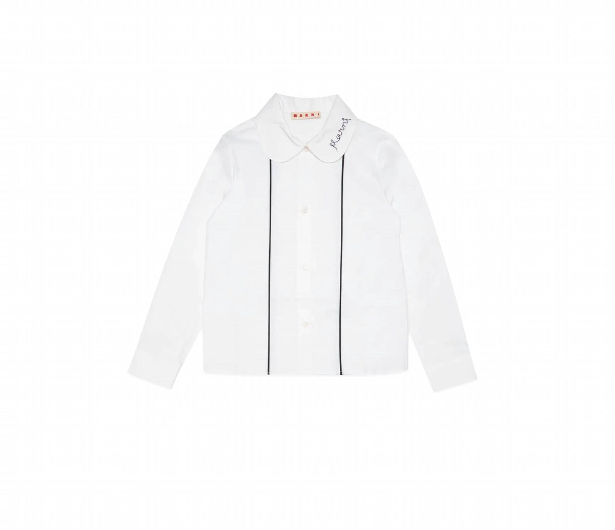 Marni - Girls Collared Poplin Shirt