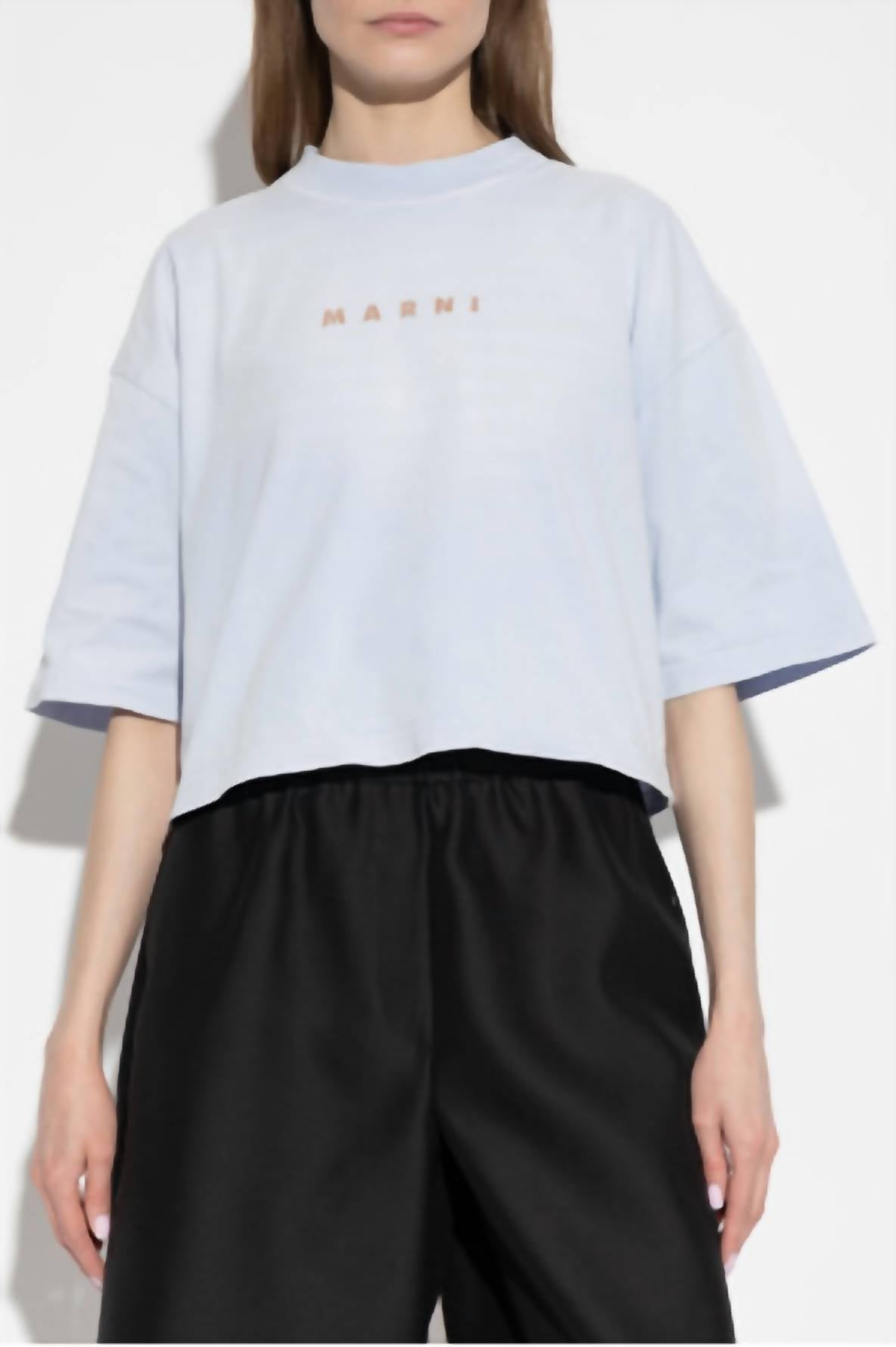 Marni - Logo Crop T-shirt