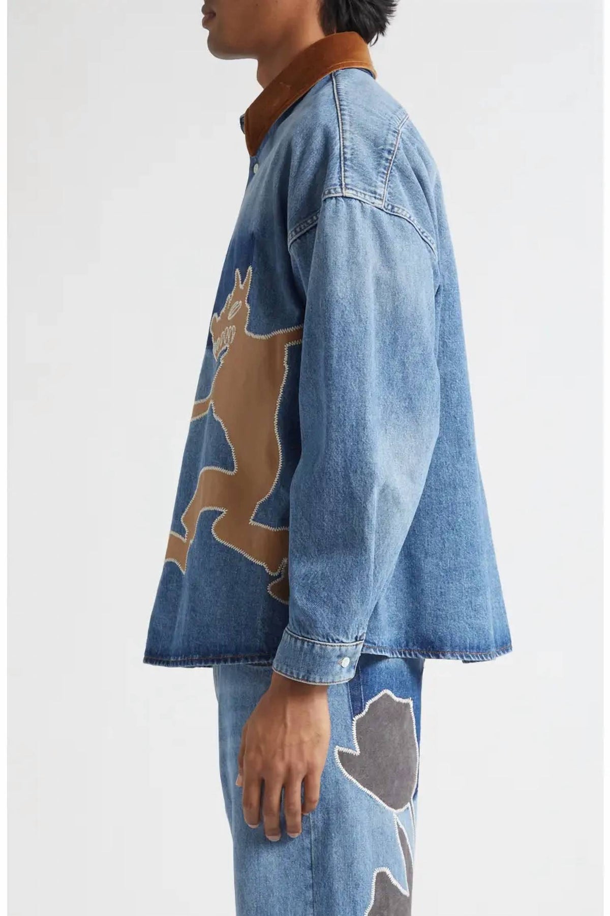 Marni - Washed Bull Wolf Denim Shirt