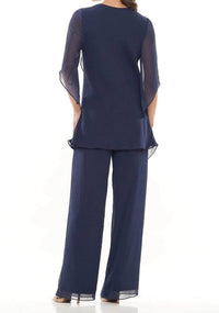 Marsoni By Colors - Ruffle Chiffon Pantsuit