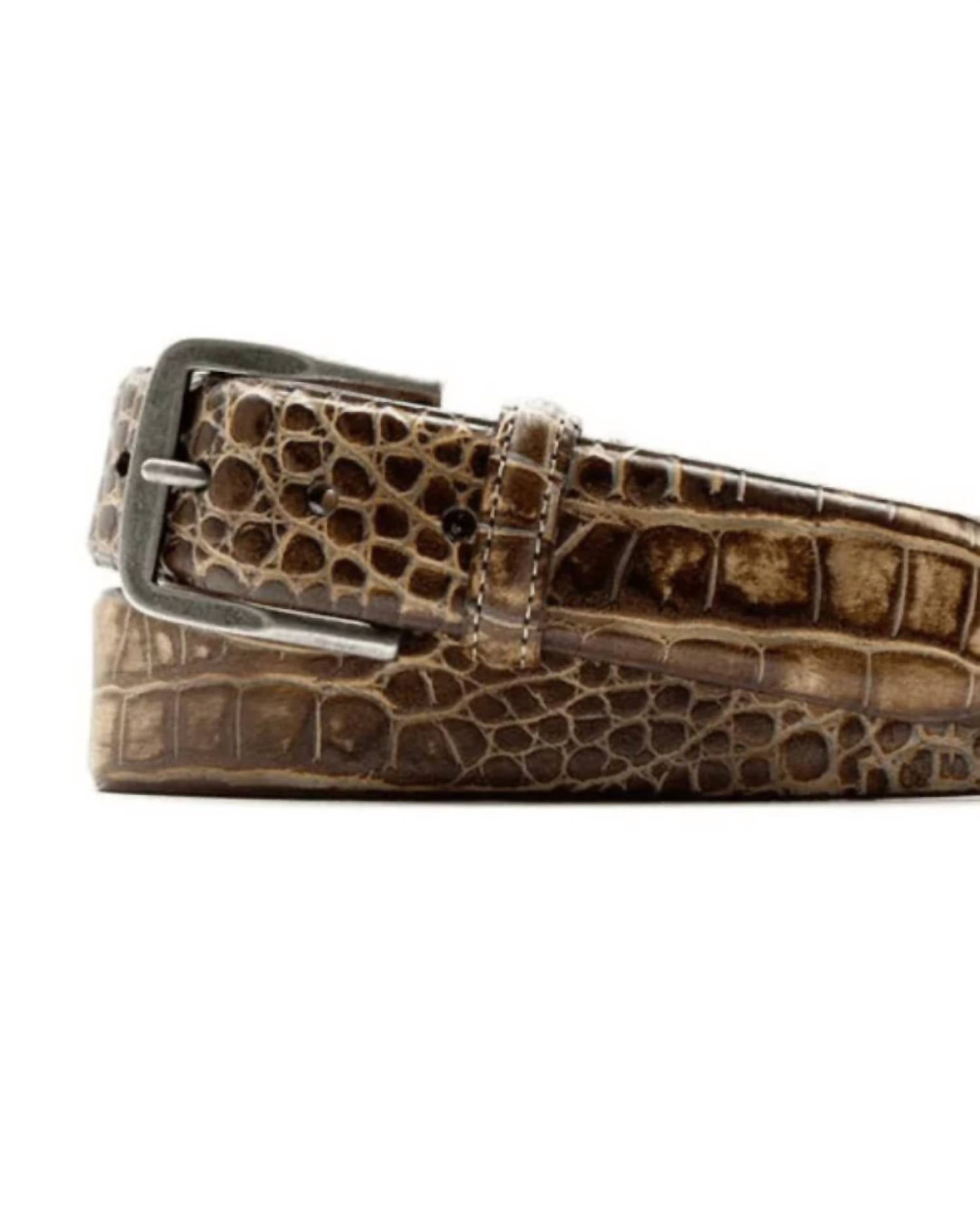 Martin Dingman - Men's Bradley Belt - accessories - belts - brown