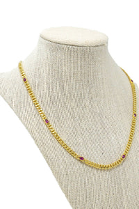 Mary Kathryn Designs - Dorthy Ruby Layering Chain