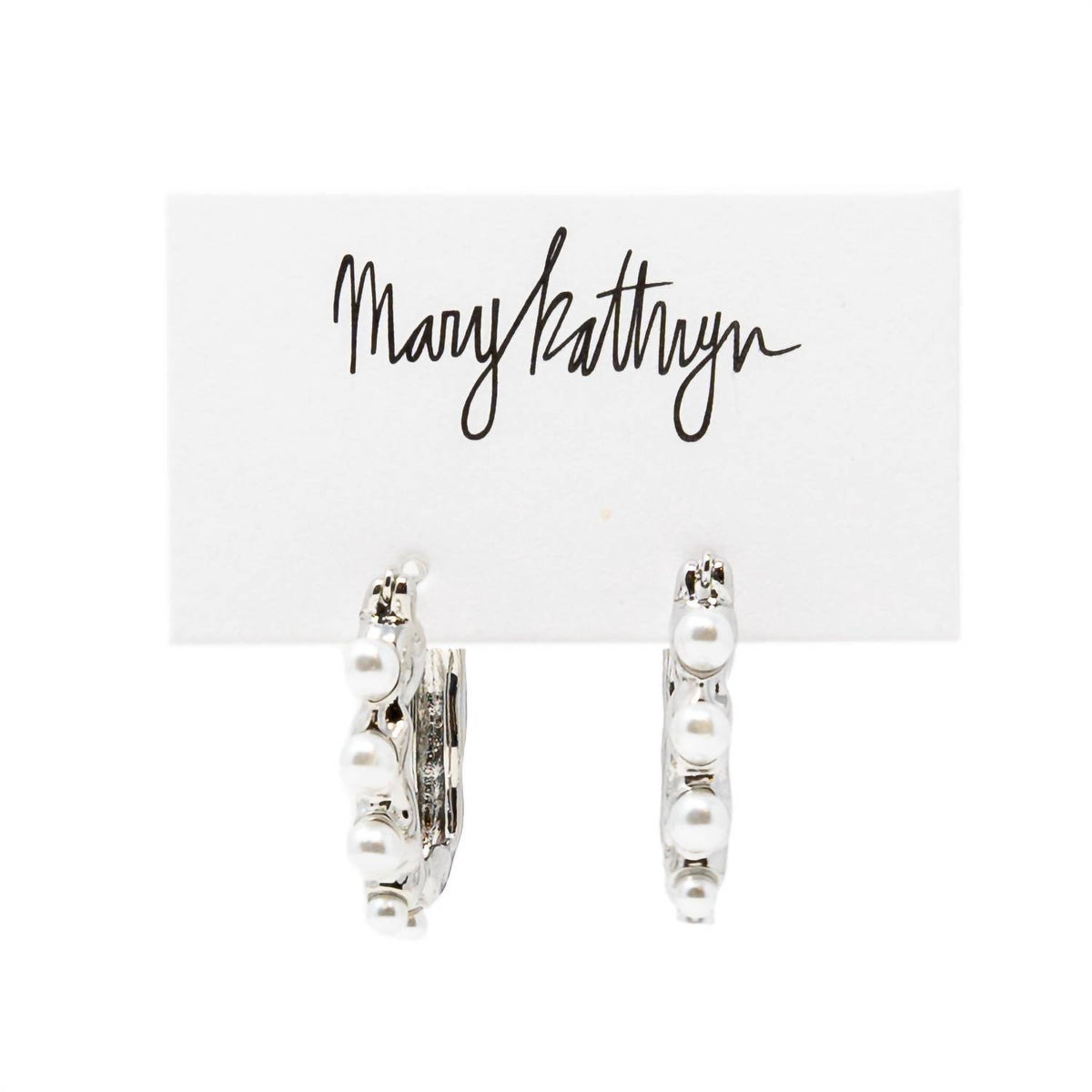 Mary Kathryn Designs - Women Clarissa Pearl Hoops