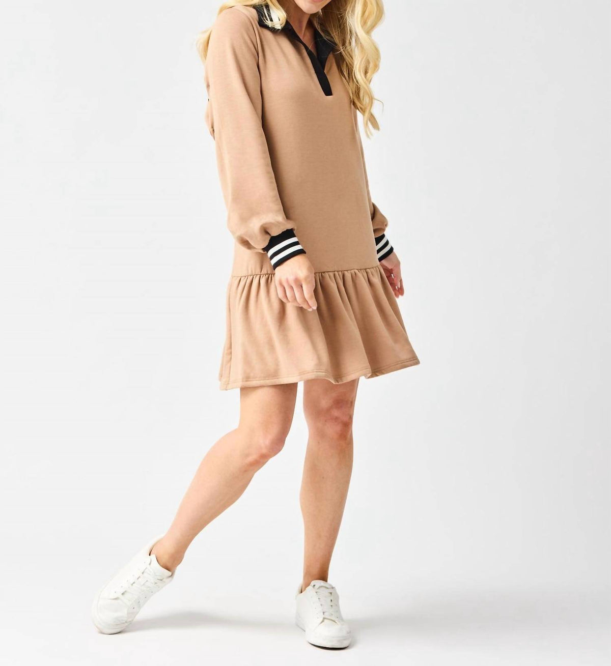 Mary Square - Allison Long Sleeve Mini Dress