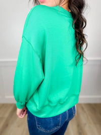 Mary Square - Candy Cane Pair Long Sleeve Graphic Top