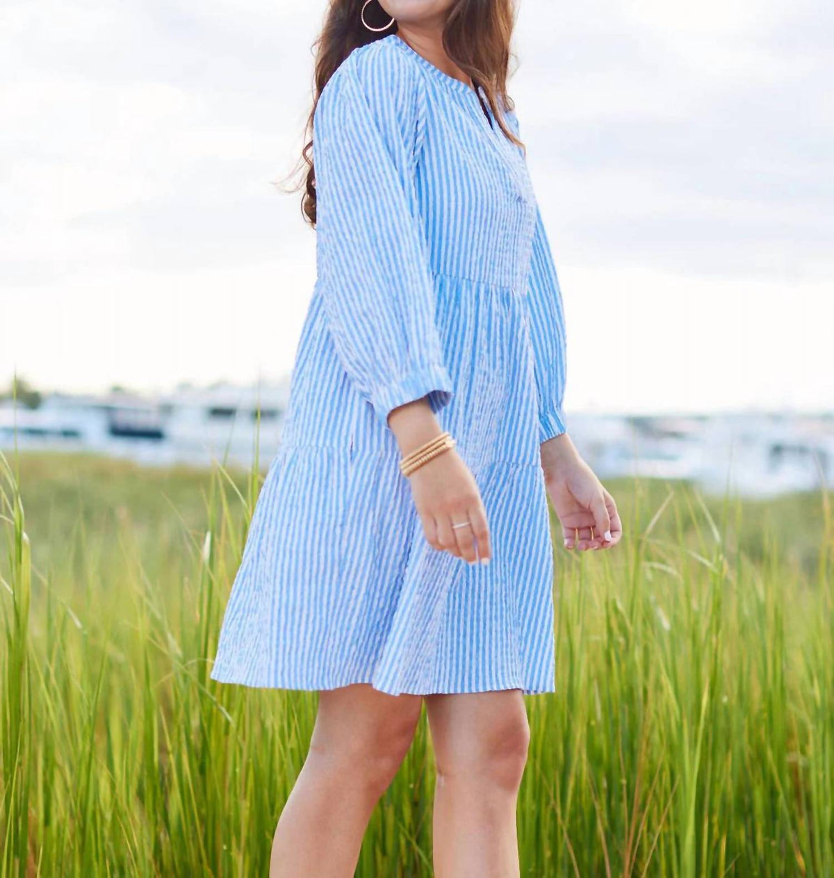 Mary Square - Cooper Striped Dress