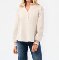 Mary Square - Kimberly Ruffle Neckline Top