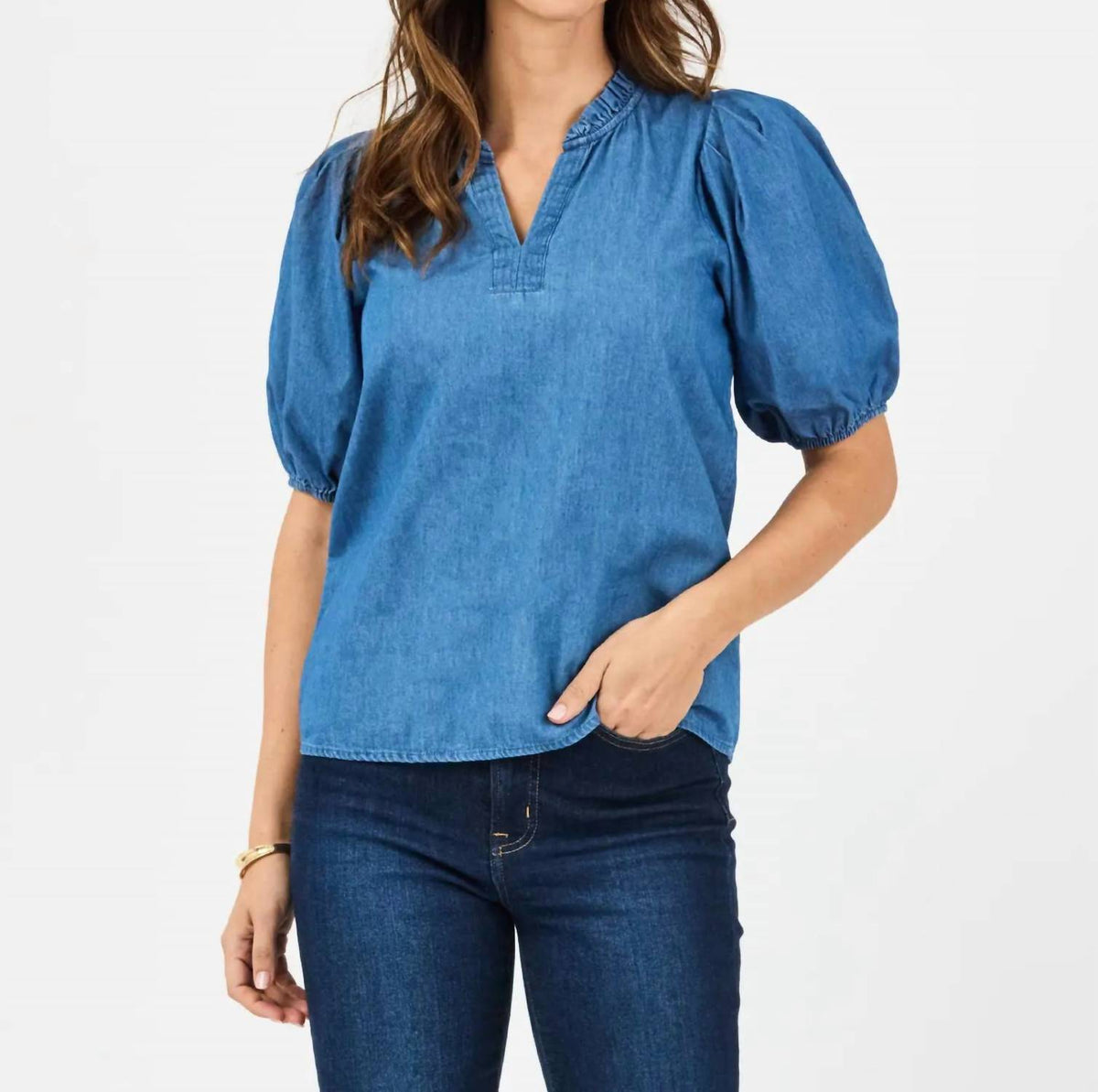 Mary Square - Lainey Puff Sleeves Top