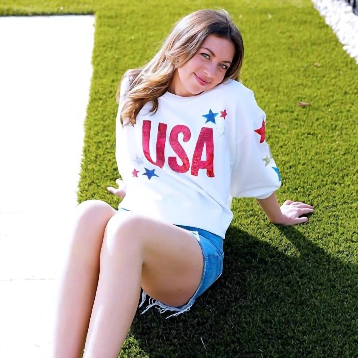 Mary Square - Millie Usa Sweatshirt