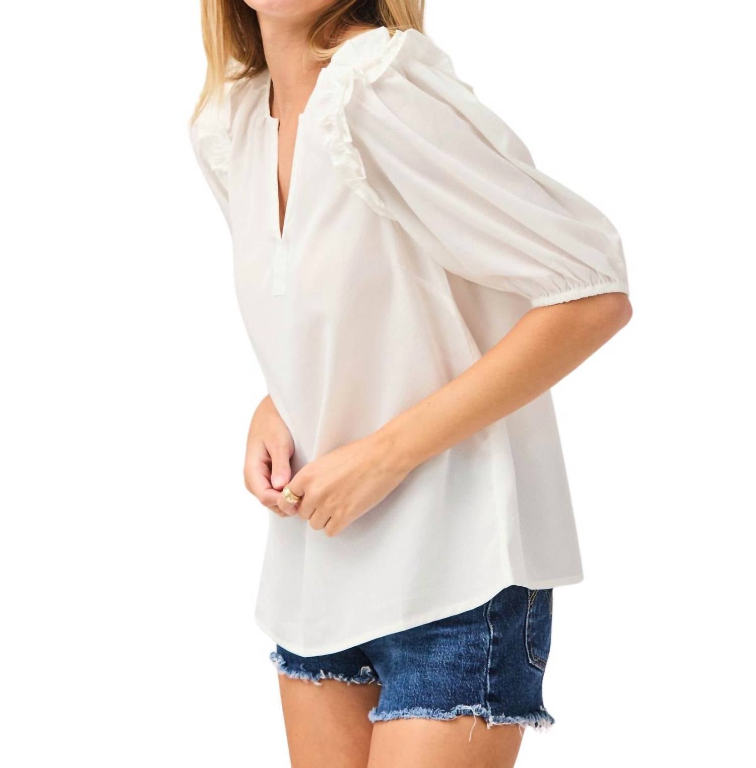 Mary Square - Skylar Top - blouses - clothing - polyester