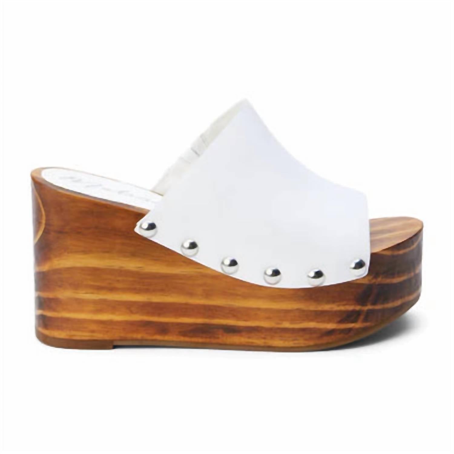 Matisse - Women's Phoebe Platform Wedge Shoes - shoes - wedges - white