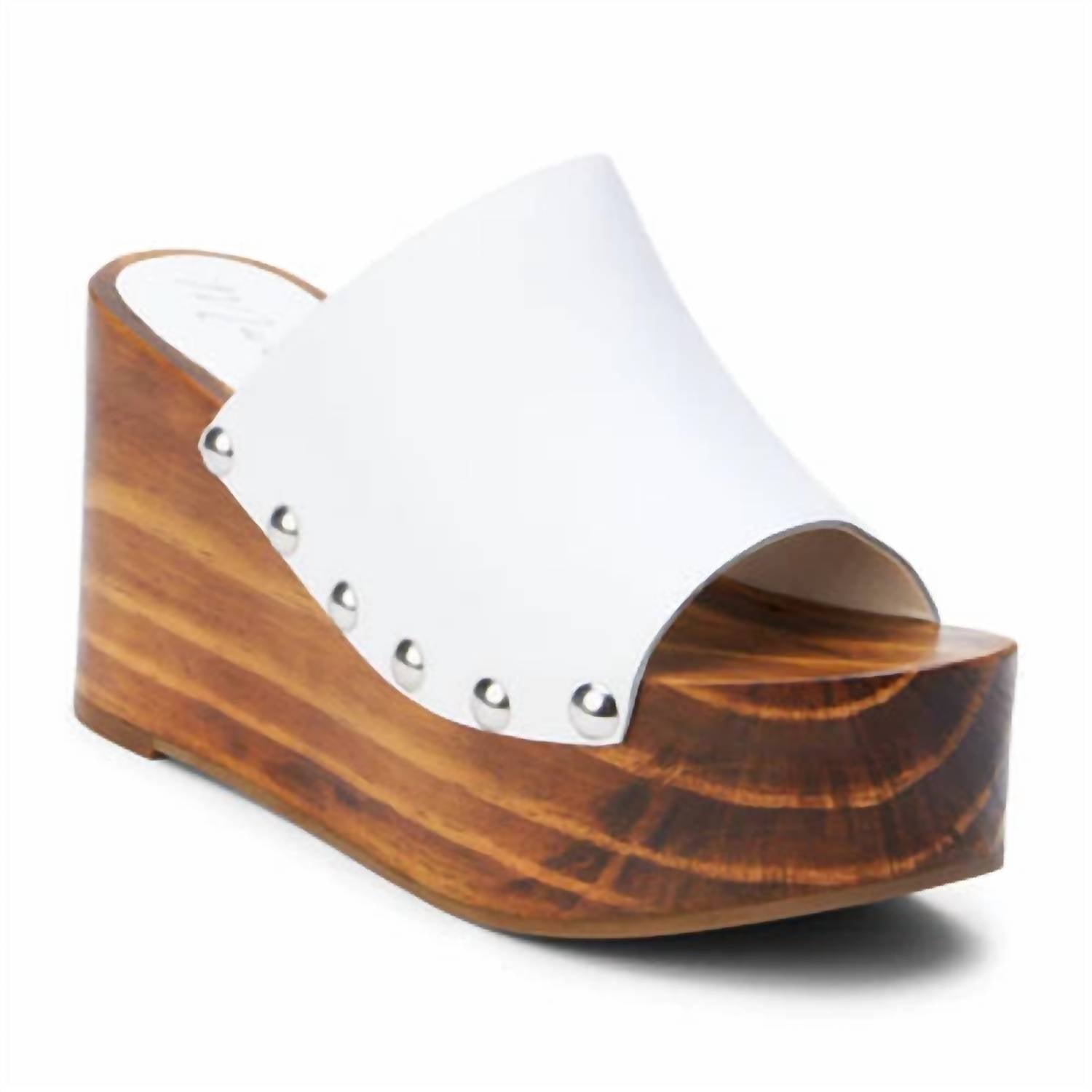 Matisse - Women's Phoebe Platform Wedge Shoes - shoes - wedges - white