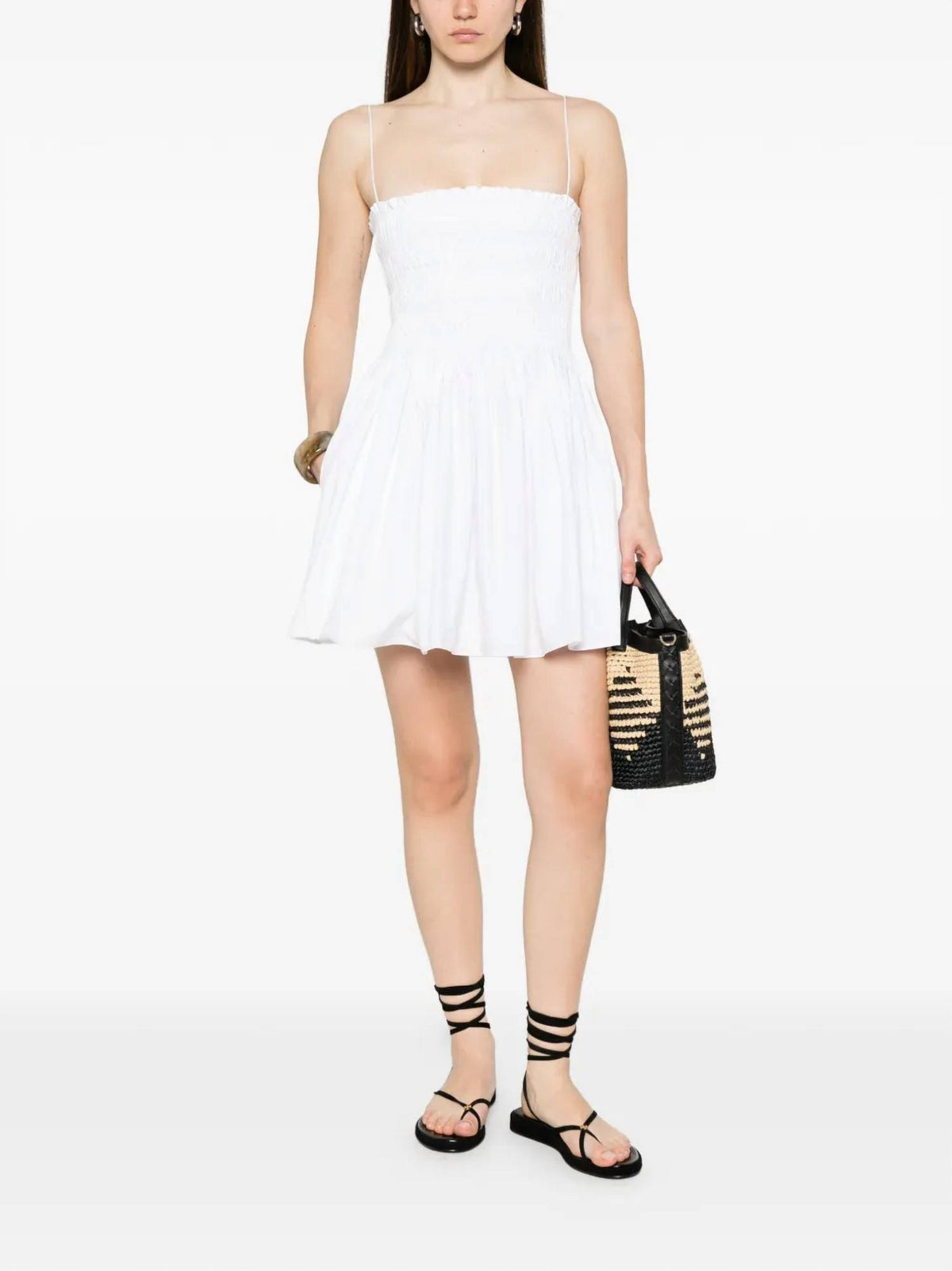 Matteau - Shirred Bodice Mini Dress