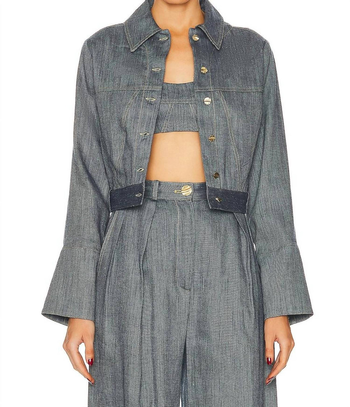 Matthew Bruch - Button Up Denim Jacket