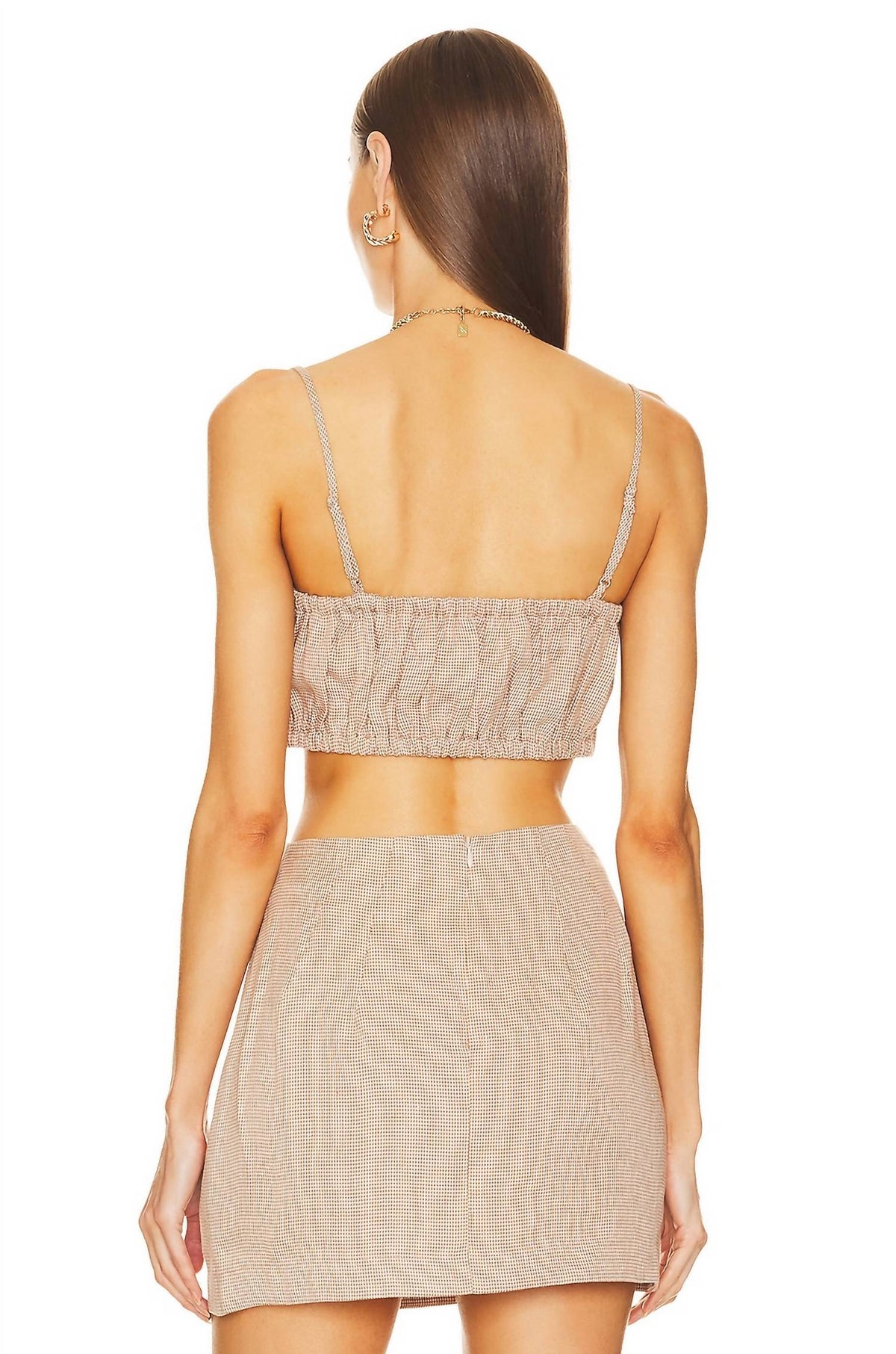 Matthew Bruch - Twist Bandeau Crop Top