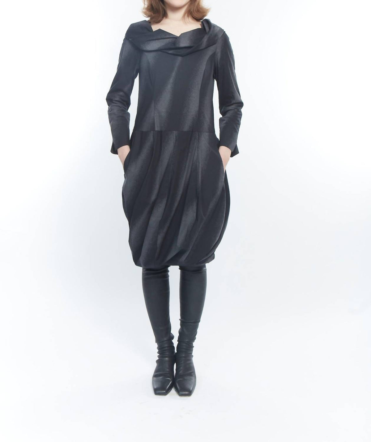 Matthildur - Doric Cowl Neck Dress