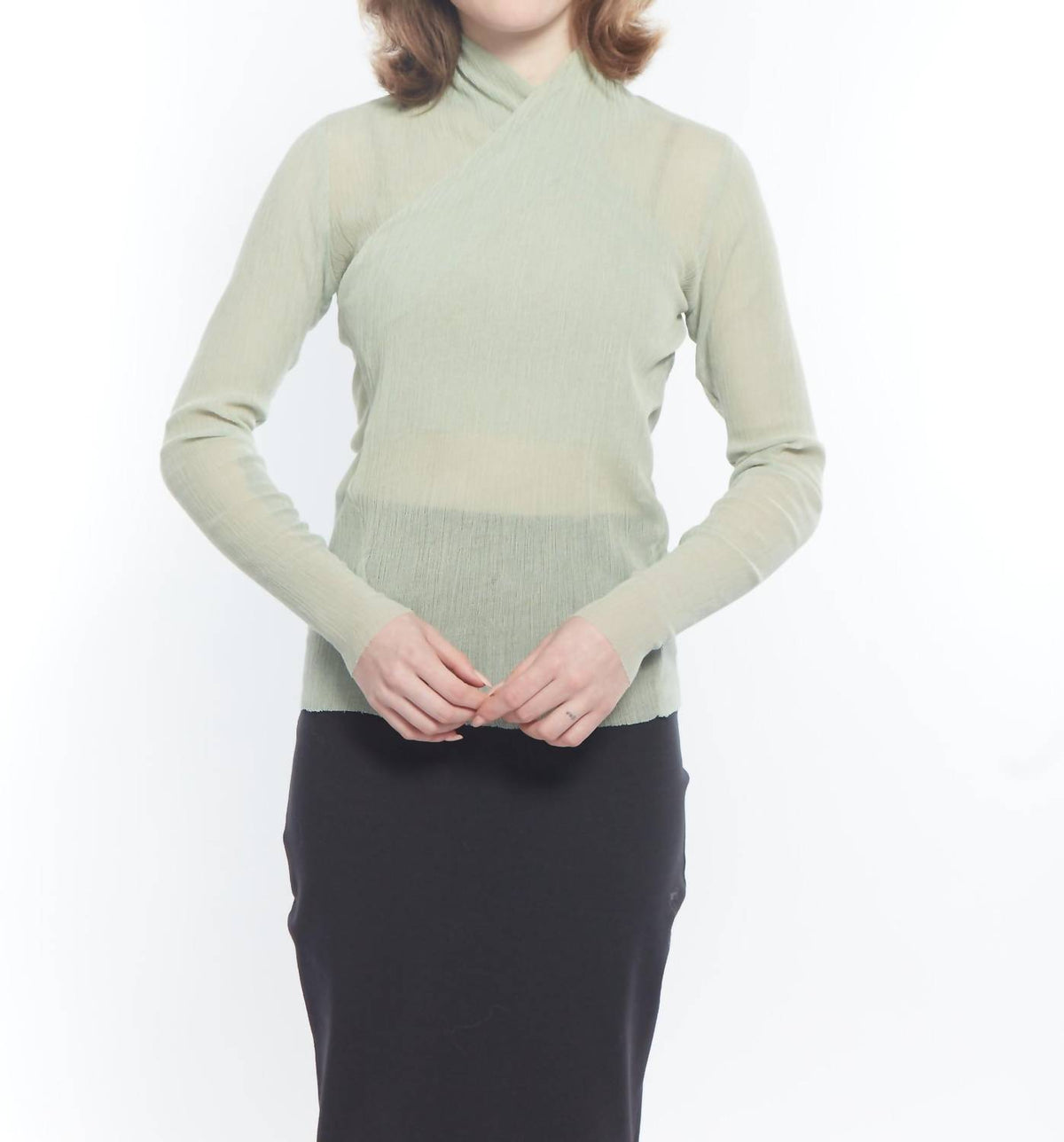 Matthildur - Plinth Sheer Long Sleeve Top