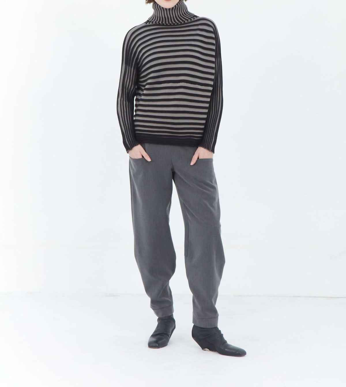 Matthildur - Timo Stripe Turtleneck Sweater