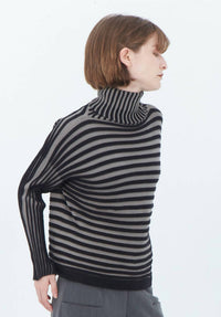 Matthildur - Timo Stripe Turtleneck Sweater