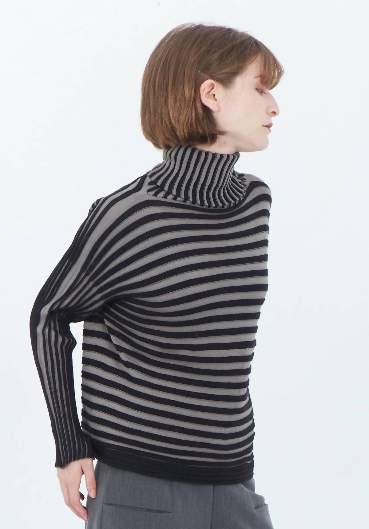 Matthildur - Timo Stripe Turtleneck Sweater