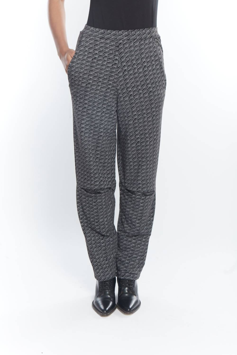 Matthildur - Vortex Patterned Trouser Pants