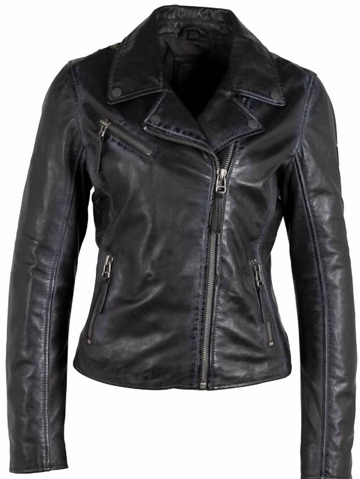 Mauritius - Women's Christy Star Leather Jacket