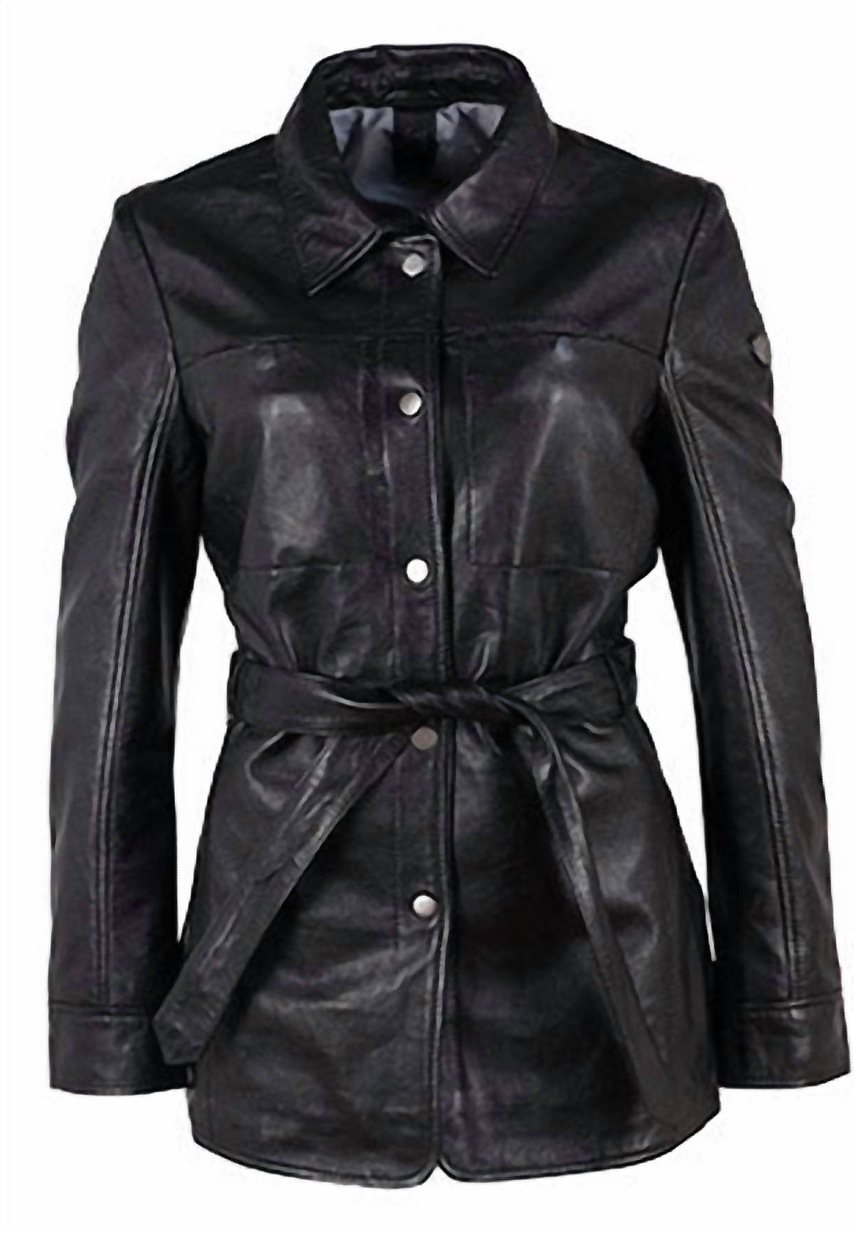 Mauritius - Gennie Regular Fit Leather Jacket