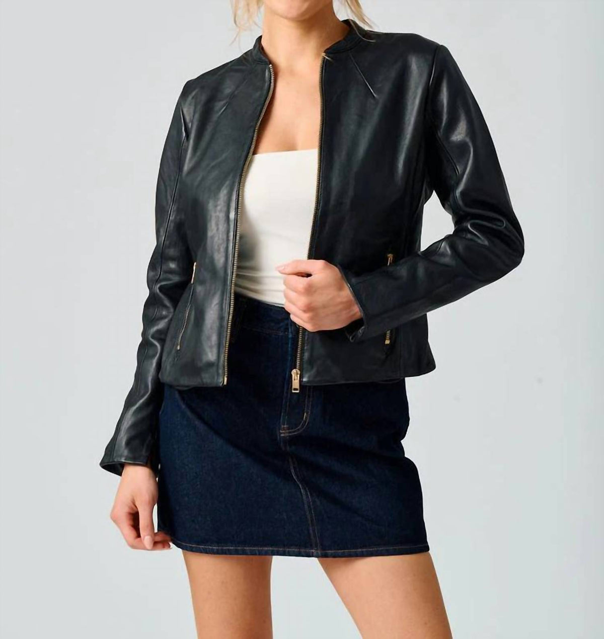 Mauritius - Katharina Leather Jacket
