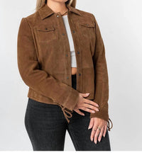 Mauritius - Mahali Leather Shirt Jacket