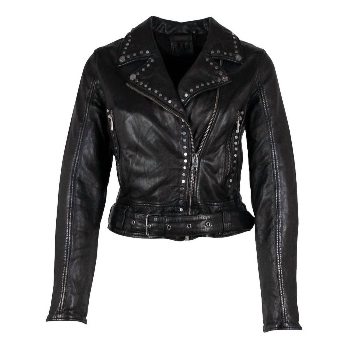 Mauritius - Marin Cropped Leather Jacket